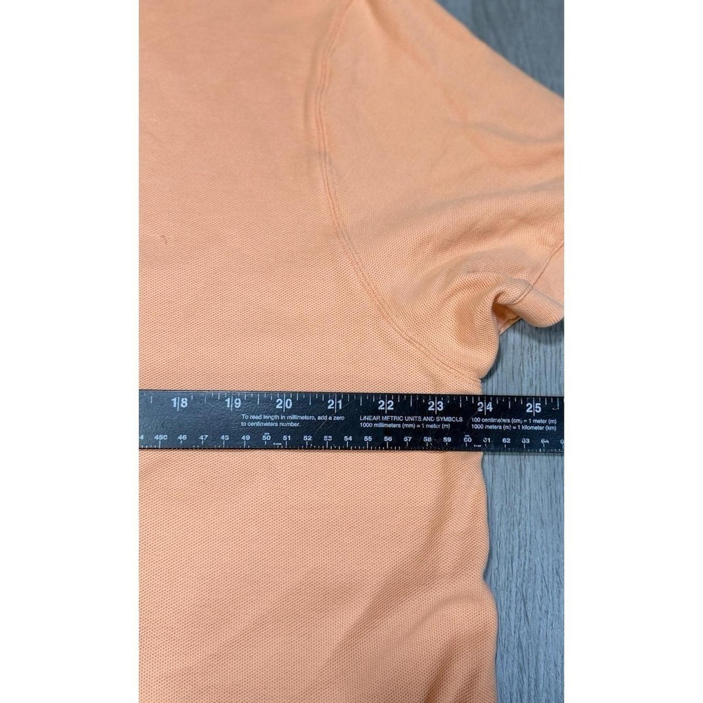Patagonia Organic Cotton Polo Shirt Mens Size XL Short Sleeve Pique Knit Orange - Picture 5 of 7